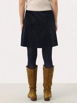 Part Two Lings Corduroy Mini Skirt - view 2, Dark Navy