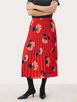Part Two Priyanka Floral Skirt, Red/Multi