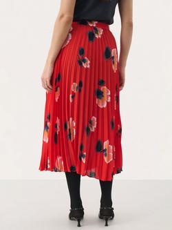Part Two Priyanka Floral Skirt - view 2, Red/Multi