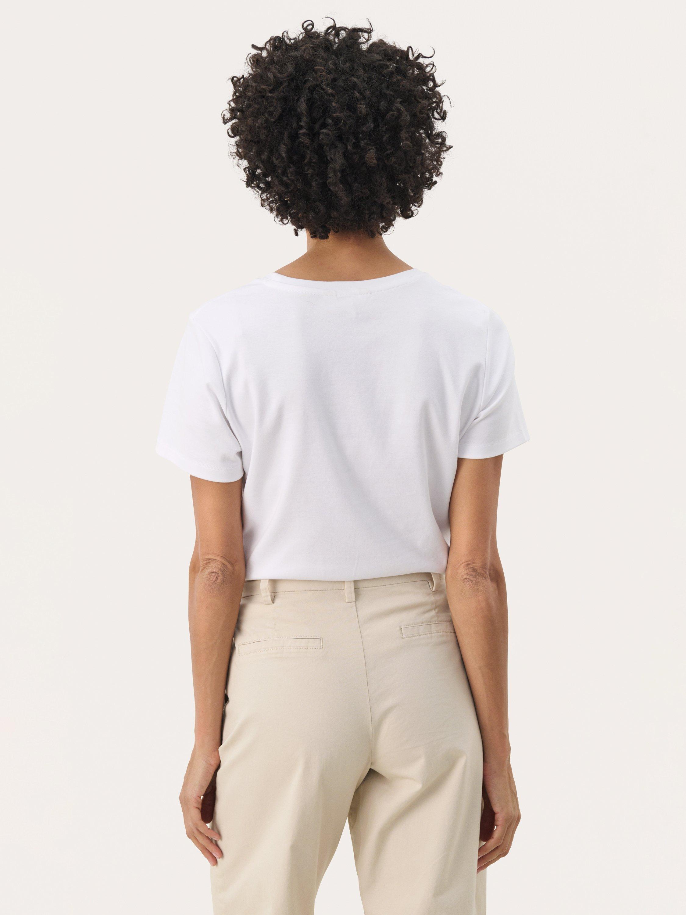 Product image 2 of 6, which shows Part Two LenyaPW Classic T-Shirt, Bright White, L