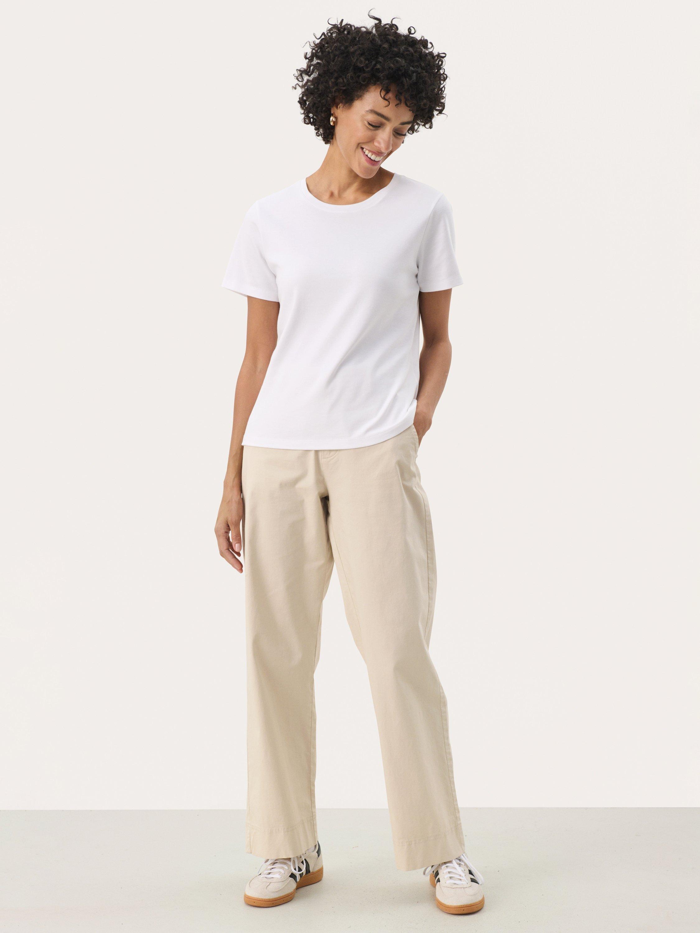 Product image 3 of 6, which shows Part Two LenyaPW Classic T-Shirt, Bright White, L