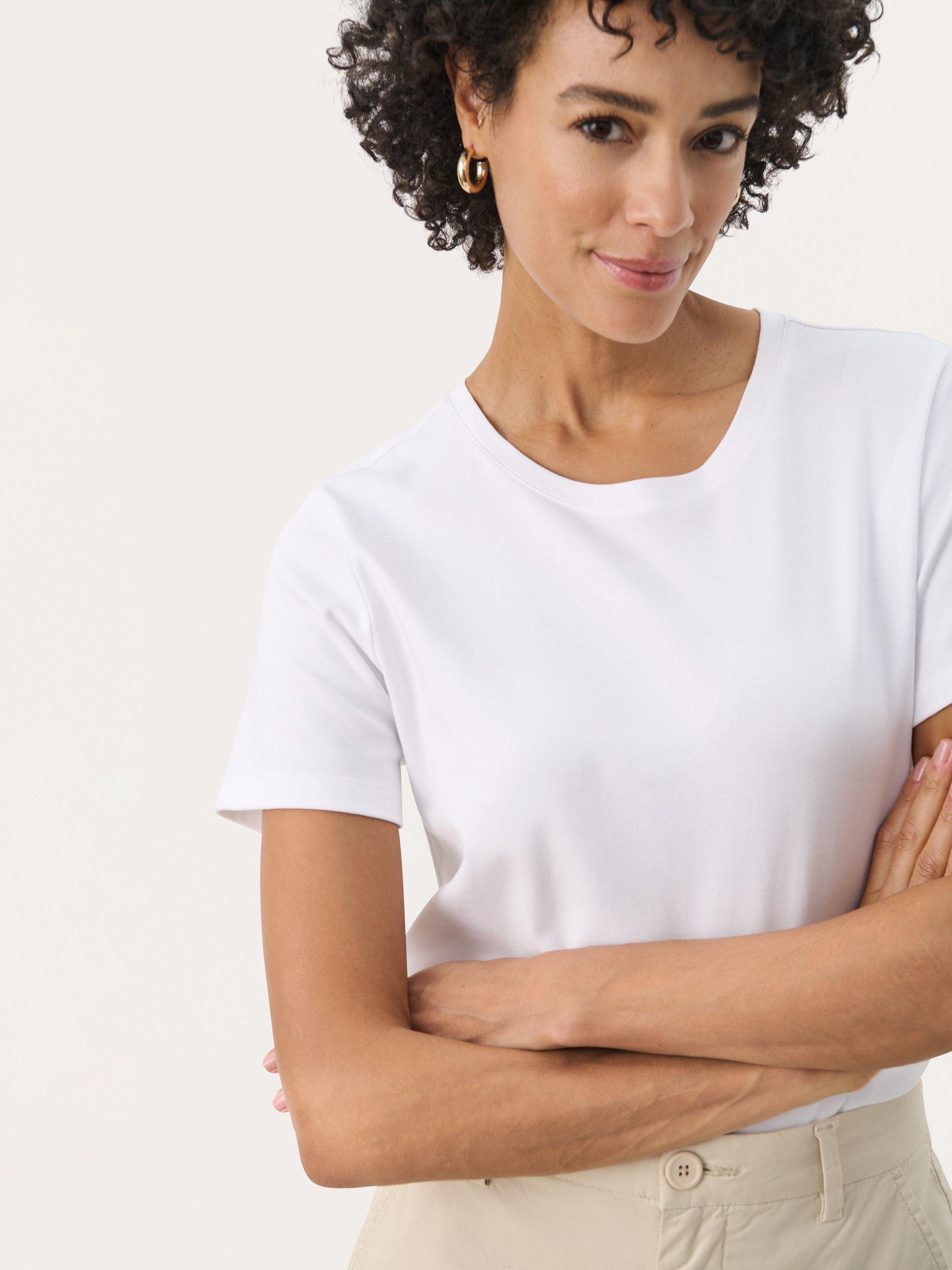 Product image 4 of 6, which shows Part Two LenyaPW Classic T-Shirt, Bright White, L