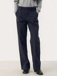 Part Two Belme Wide Leg Trousers, Blue Graphite