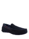 Hush Puppies Andreas Suede Moccasin Slippers, Navy