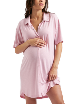 Ripe Dreamy Maternity & Nursing Nightdress, Dusty Pink