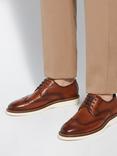 Dune Benidictus Leather Brogues, Tan