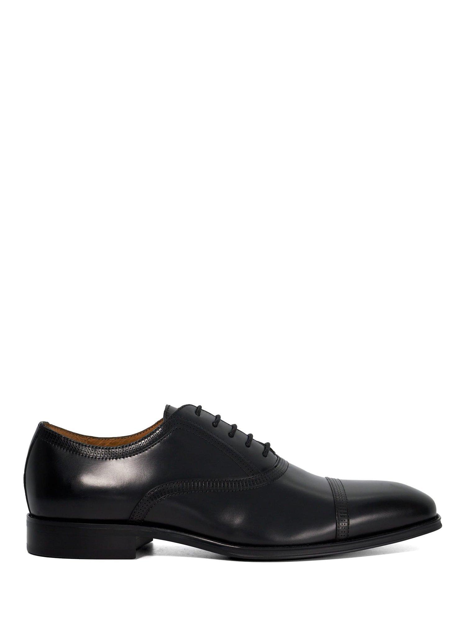 Product image 1 of 6, which shows Dune London Segred Leather Oxford Shoes, Black, 6