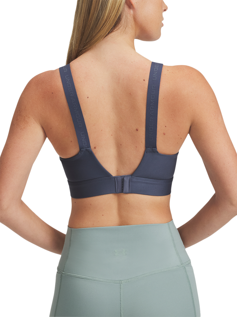 Product image 2 of 4, which shows Under Armour Infinity Sports Bra, Downpour Gray, XS