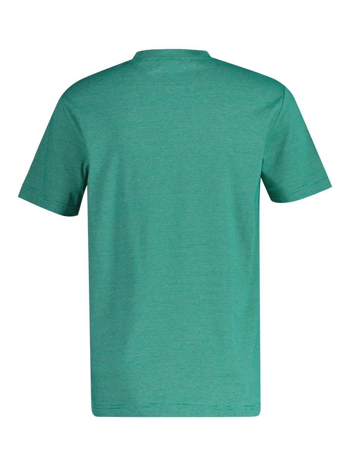 Product image 2 of 2, which shows GANT Cotton Regular Fit Short Sleeve Stripe T-Shirt, Butternut Green, XL