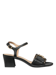 Geox New Eraklia 50 B Leather Block Heeled Sandals