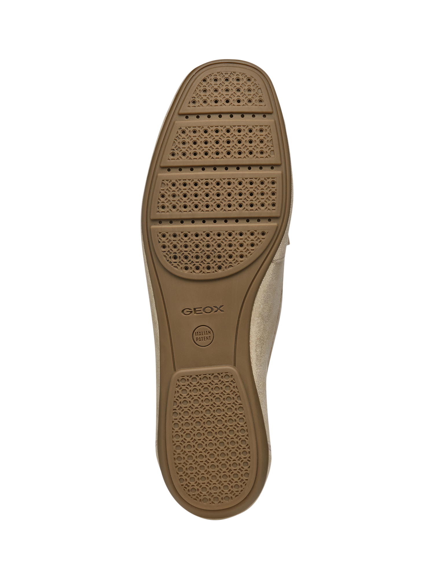 Product image 6 of 6, which shows Geox Annytah Moc Leather Loafers, Gold, EU35
