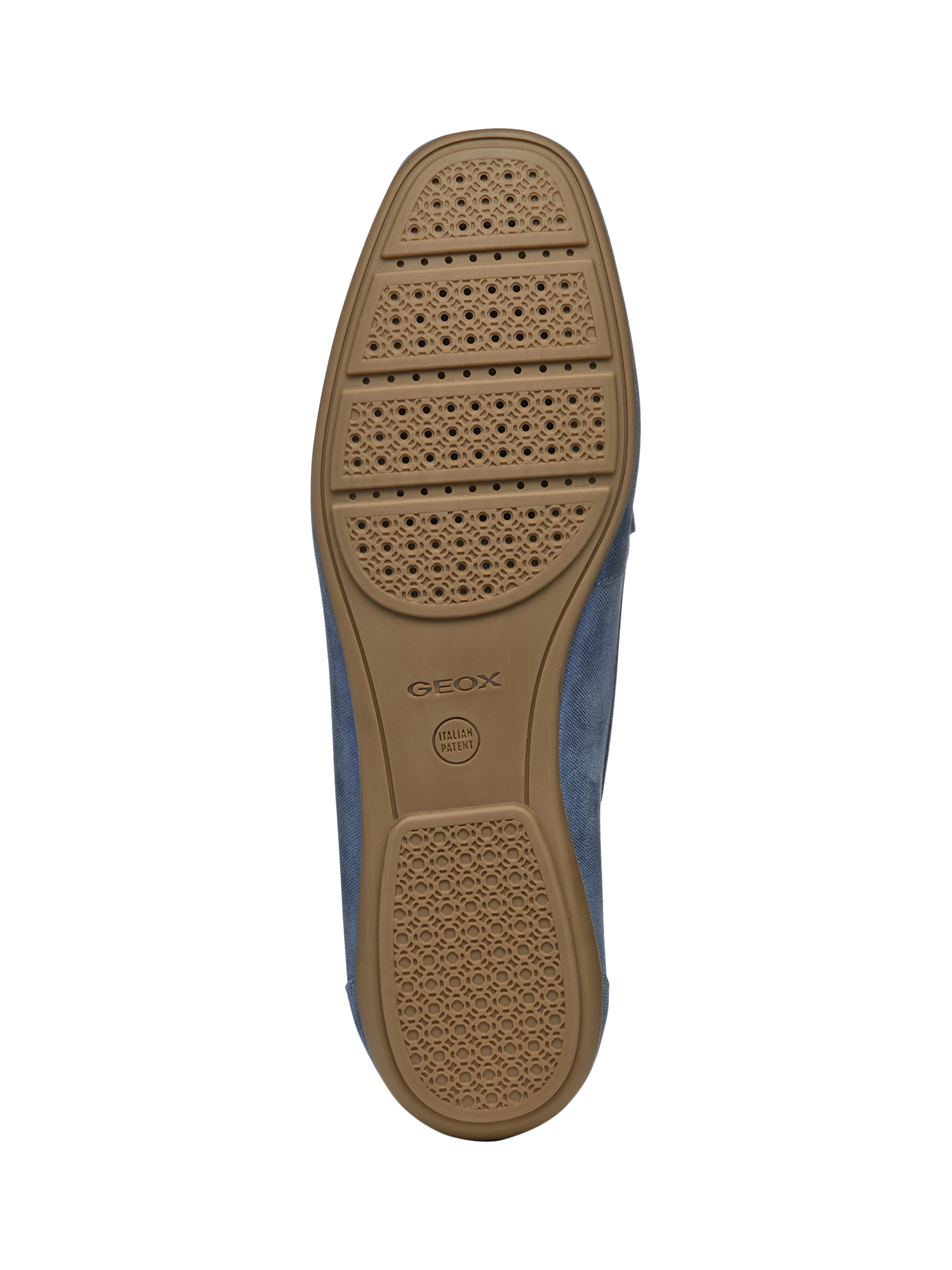 Product image 6 of 6, which shows Geox Annytah Moc Leather Loafers, Blue, EU35