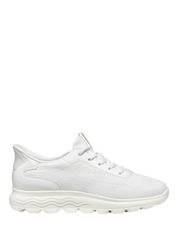 Geox Spherica Plus Lace Up Trainers, White