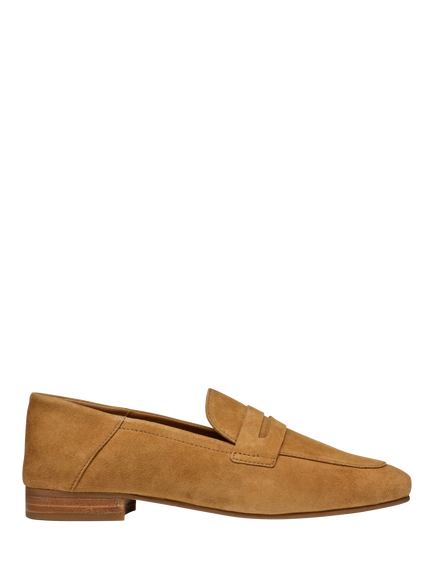 Geox Mantinea Leather Loafers, Brown
