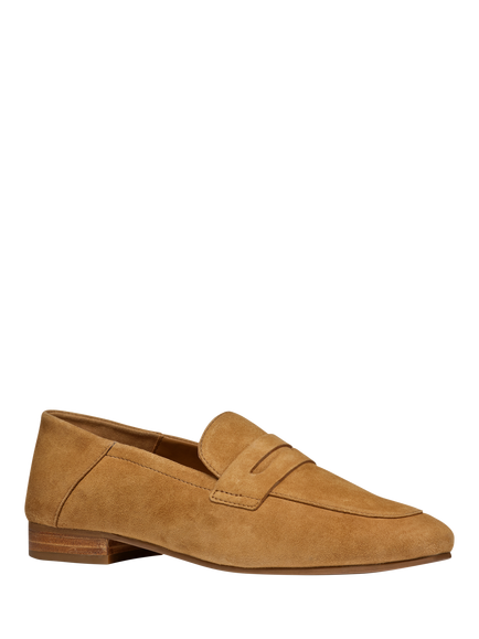 Geox Mantinea Leather Loafers - view 2, Brown