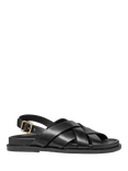 Geox Adelash A Leather Lattice Strap Sandals
