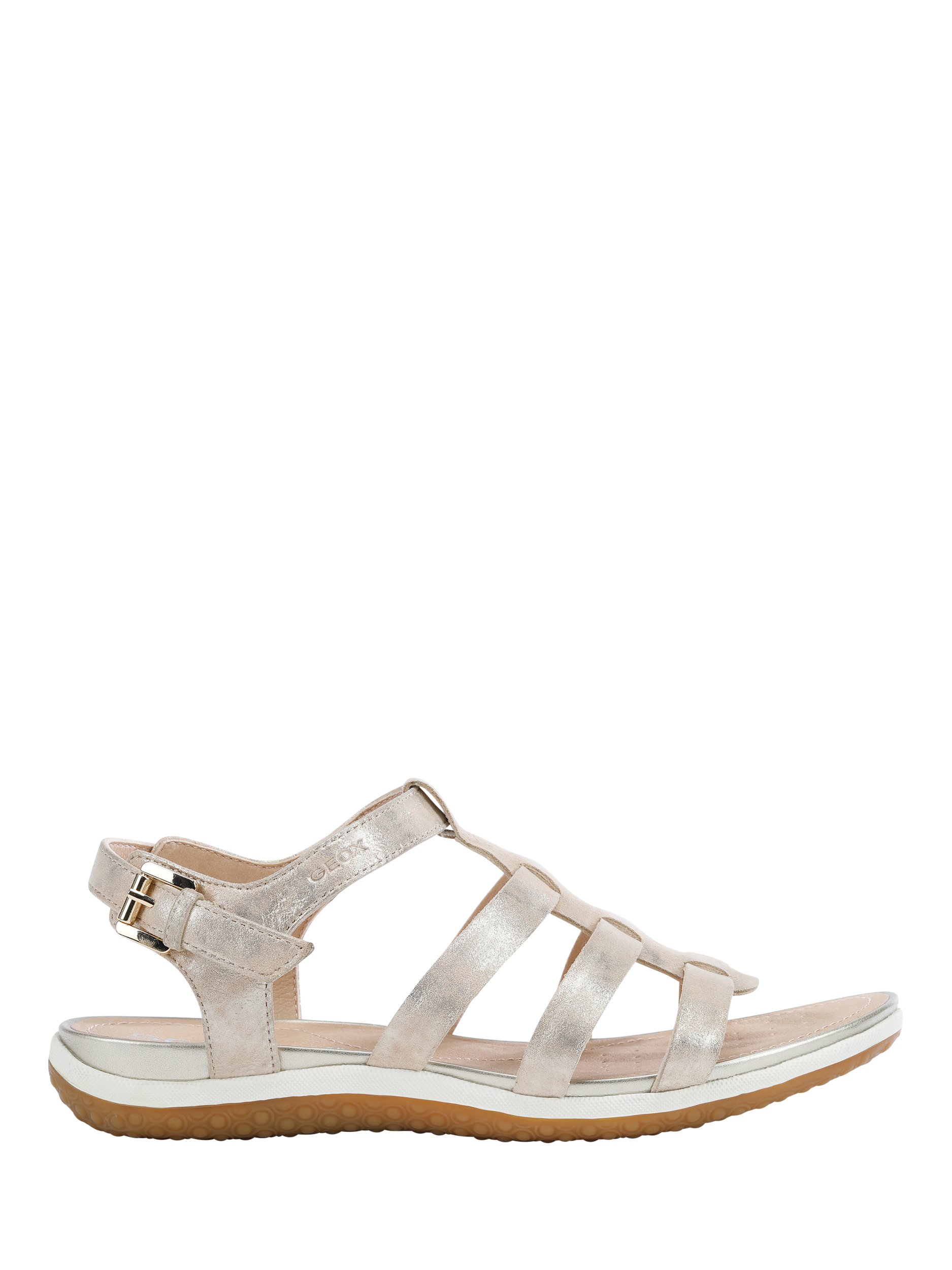 Product image 1 of 7, which shows Geox Vega A Leather Fisherman Sandals, Sand, EU36