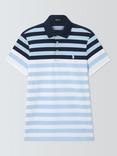 Polo Golf by Ralph Lauren Cotton Blend Regular Fit Polo Shirt, Office Blue Multi
