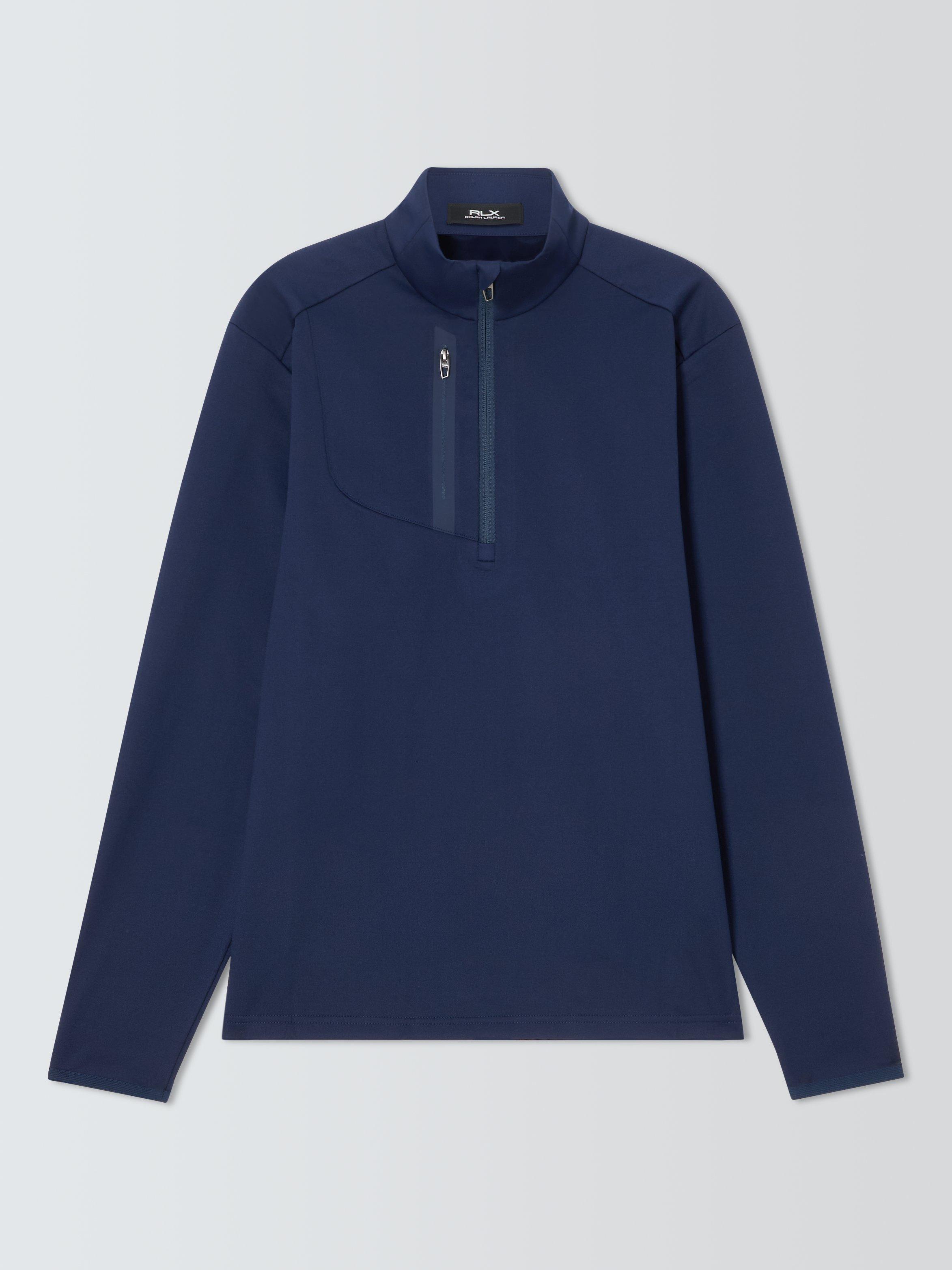 Product image 4 of 6, which shows Polo Golf by Ralph Lauren Funnel Neck Zip Top, Refined Navy, XL