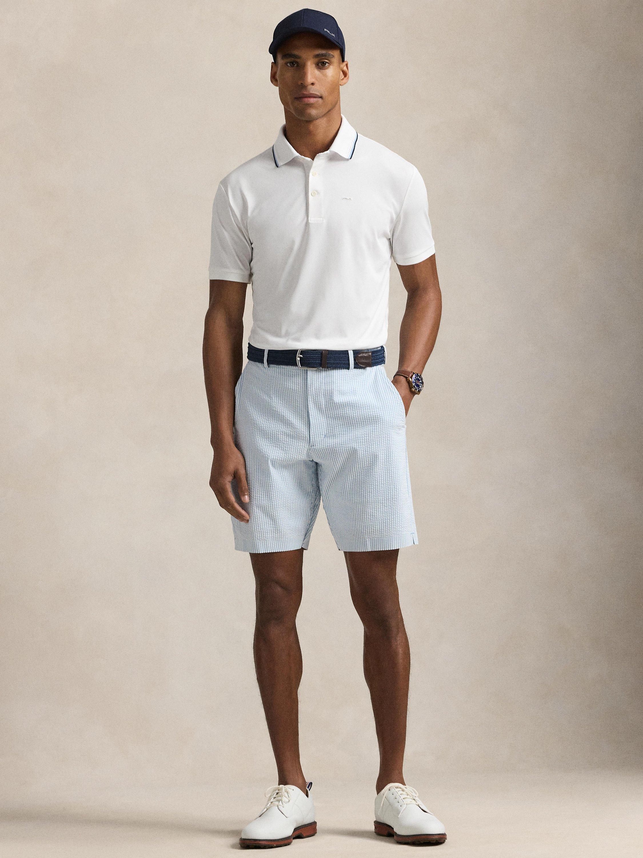 Ralph Lauren Polo Golf by Ralph Lauren Woven Straight Shorts, Powder Blue/Ceramic White