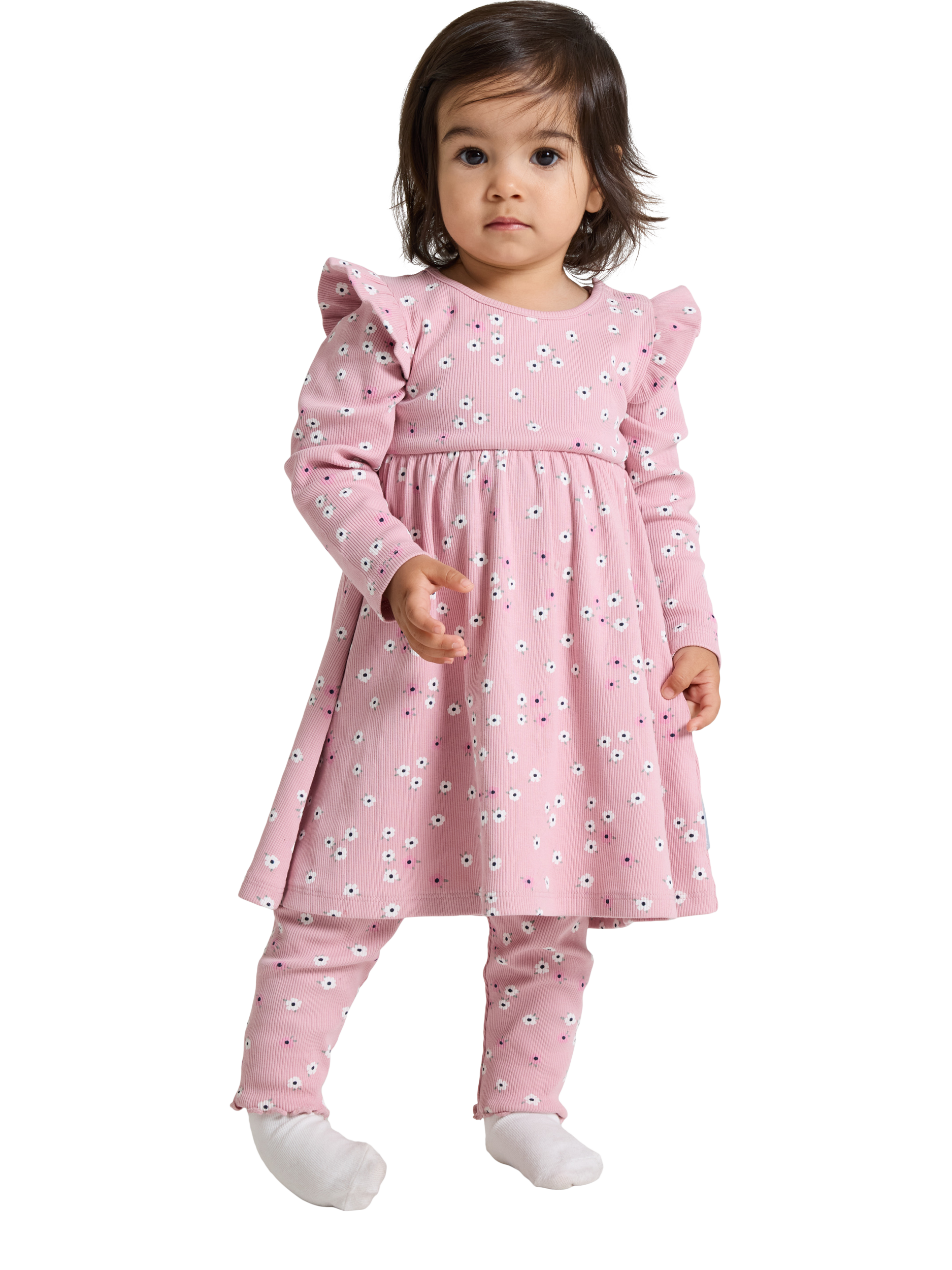 Polarn O. Pyret Baby Heart Dress, Pink