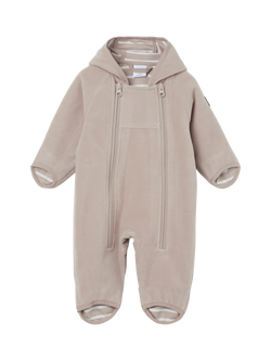 Polarn O. Pyret Baby Fleece Pramsuit, Natural, Natural