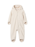 Polarn O. Pyret Baby Teddy Pramsuit, White