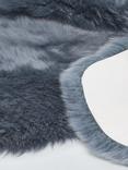 John Lewis New Zealand Double Sheepskin Rug, Slate