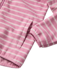 Polarn O. Pyret Kids' Stripe Fleece Jacket, Pink