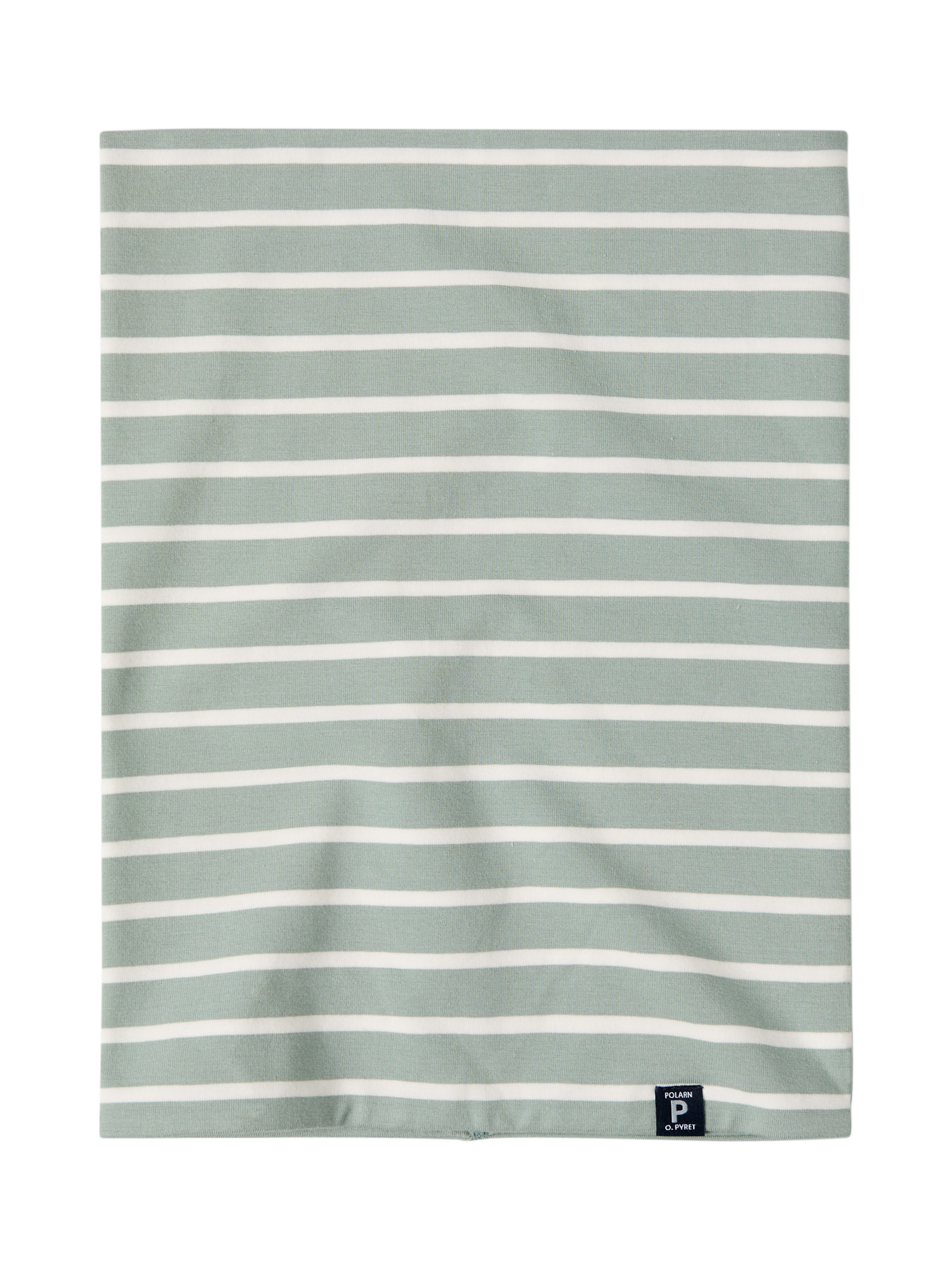 Polarn O. Pyret Kids' Stripe Neck Warmer, Green, One Size