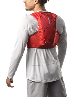 Salomon Stretch Pulse Running Vest, Red Dahlia - view 2, Red Dahlia