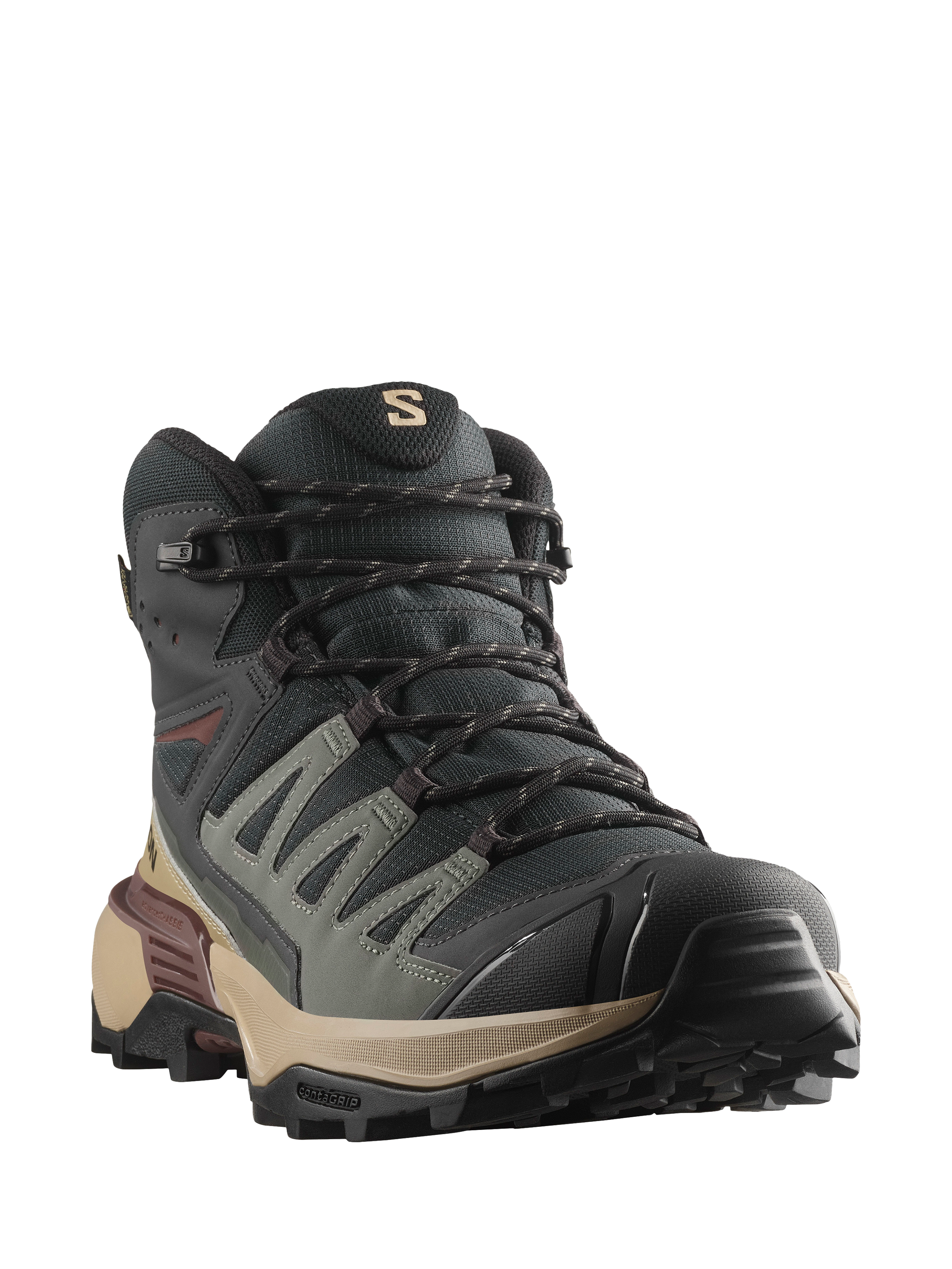 Product image 2 of 5, which shows Salomon Men's X Ultra 360 Mid Gore-Tex Hiking Shoes, Phantom/Desert, 7