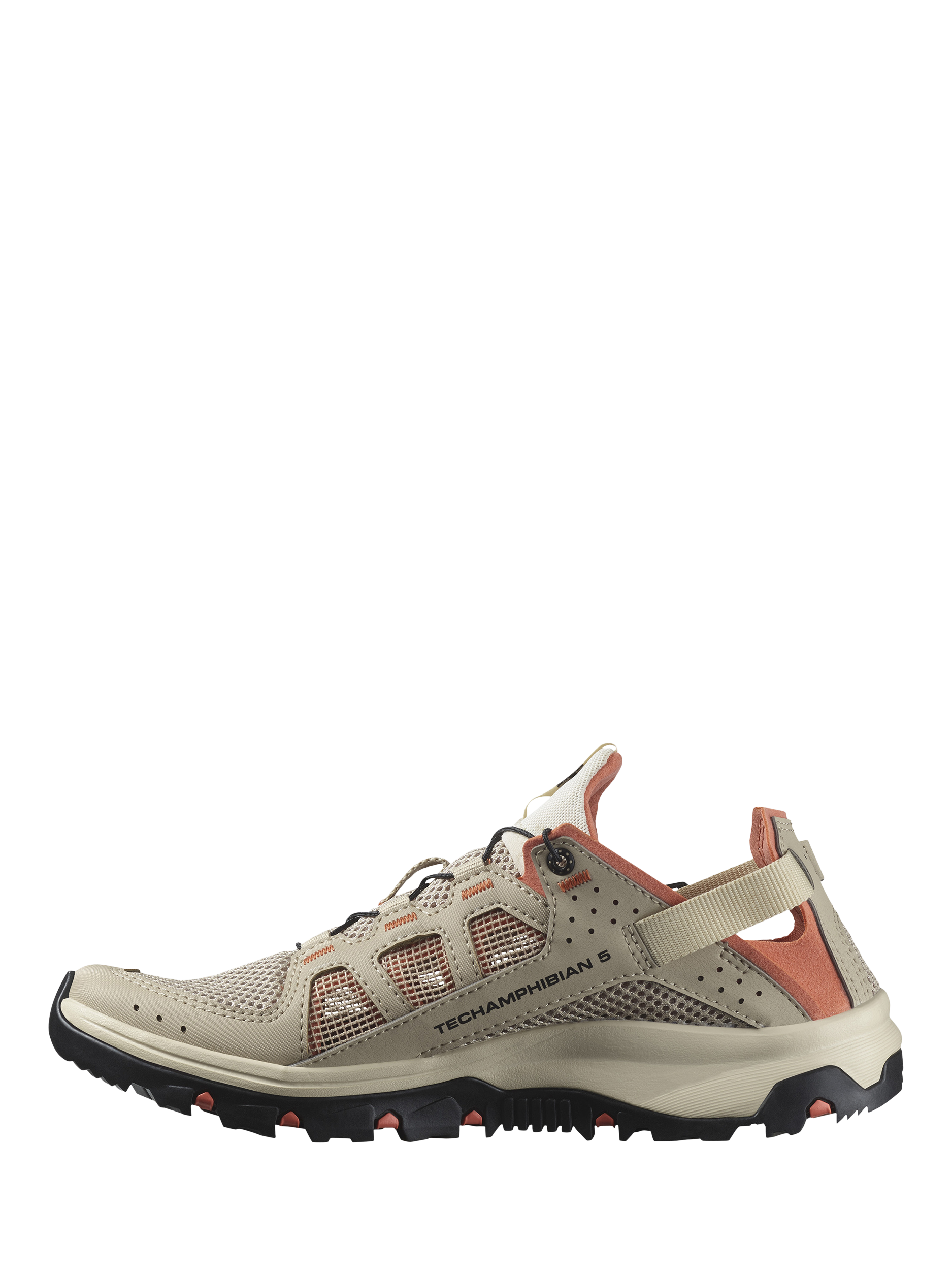 Product image 5 of 5, which shows Salomon Women's Techamphibian 5 Water Shoes, Brown Light, 5.5