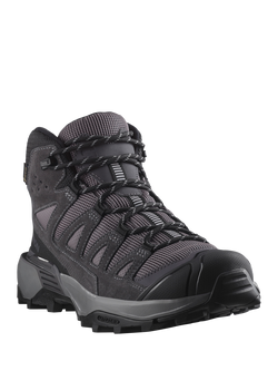 Salomon Women's X Ultra 360 leather Mid Gore-Tex Hiking Shoes, Cloud Gray - view 2, Cloud Gray