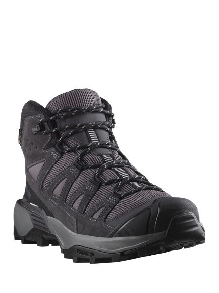 Salomon Women's X Ultra 360 leather Mid Gore-Tex Hiking Shoes, Cloud Gray - view 2, Cloud Gray