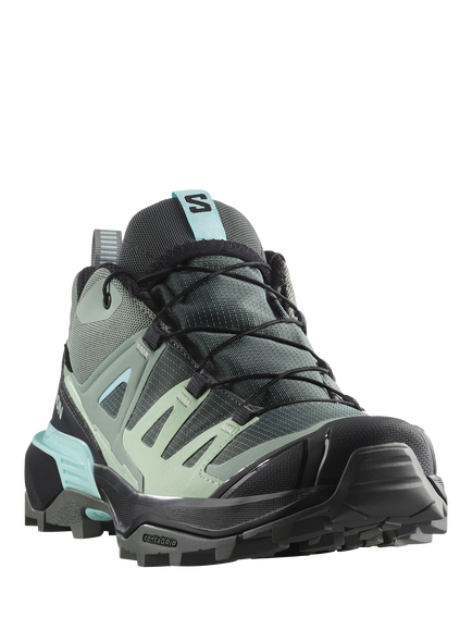 Salomon Women's X Ultra 360 Gore-Tex Hiking Shoes, Green Teal - view 2, Green Teal