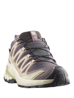 Salomon Women's XA PRO 3D V9 Gore-Tex Trail Running Shoes, Iron/Oxford Tan - view 2, Iron/Oxford Tan