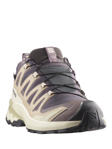 Salomon Women's XA PRO 3D V9 Gore-Tex Trail Running Shoes, Iron/Oxford Tan - view 2, Iron/Oxford Tan