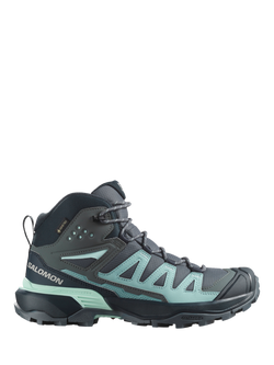 Salomon Women's X Ultra 360 Mid Gore-Tex Hiking Shoes, Turbulence/Carbon, Turbulence/Carbon