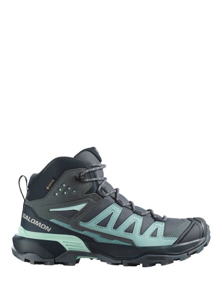 Salomon Women's X Ultra 360 Mid Gore-Tex Hiking Shoes, Turbulence/Carbon, Turbulence/Carbon