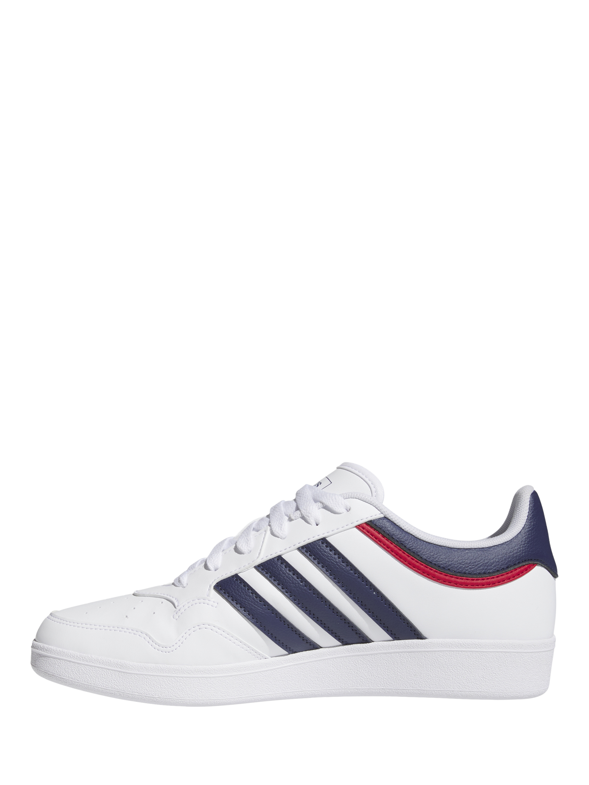 Product image 3 of 6, which shows adidas Hoops 4.0 Lace Up Trainers, White/Blue, 7