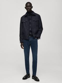 Mango Skinny Jeans - view 2, Dark Blue