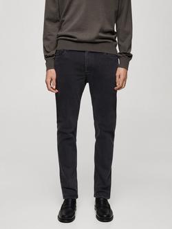 Mango Slim Fit Jeans, Open Grey