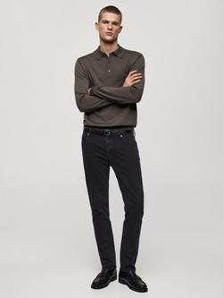 Mango Slim Fit Jeans - view 2, Open Grey