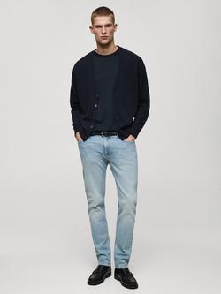 Mango Slim Fit Jeans, Light Blue - view 2, Light Blue