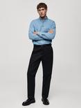 Mango Regular Fit Denim Shirt, Blue