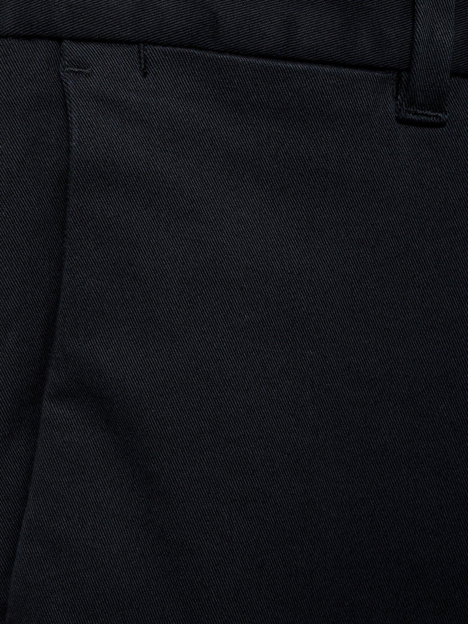 Product image 8 of 8, which shows Mango Cotton Blend Slim Fit Chinos, Navy, 31