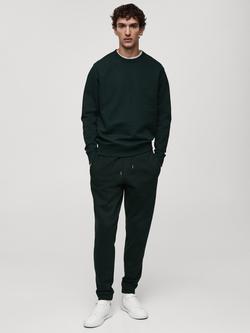 Mango Crew Neck Regular Fit Sweatshirt - view 2, Green