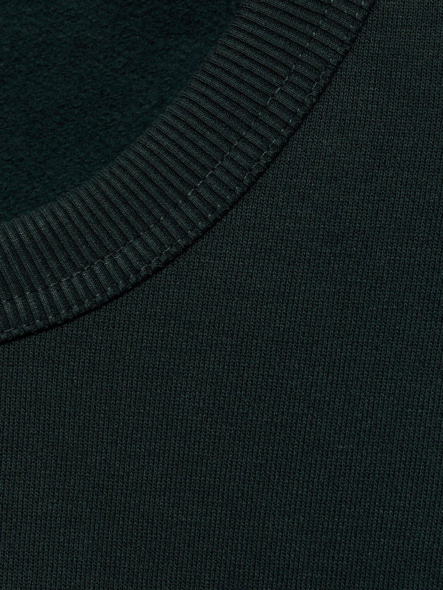 Product image 8 of 8, which shows Mango Crew Neck Regular Fit Sweatshirt, Green, XS