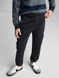 Mango Kids' Cotton Cargo Trousers, Charcoal